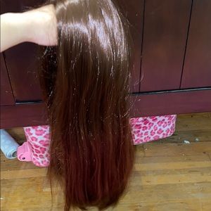 brown hair front wig